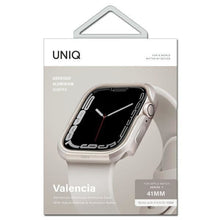 Заредете изображение във визуализатора на галерията – UNIQ etui Valencia Apple Watch Series 4/5/6/7/8/SE 40/41mm. starlight - TopMag
