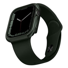 Заредете изображение във визуализатора на галерията – UNIQ etui Valencia Apple Watch Series 4/5/6/7/8/SE 45/44mm. zielony/green - TopMag
