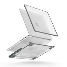 Заредете изображение във визуализатора на галерията – UNIQ etui Venture MacBook Pro 14" (2021) szary/charcoal frost grey - TopMag
