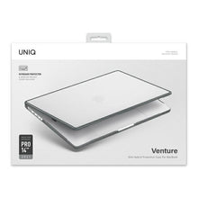 Заредете изображение във визуализатора на галерията – UNIQ etui Venture MacBook Pro 14" (2021) szary/charcoal frost grey - TopMag
