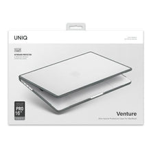 Заредете изображение във визуализатора на галерията – UNIQ etui Venture MacBook Pro 16" (2021) szary/charcoal frost grey - TopMag
