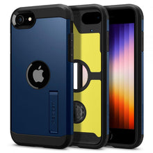 Заредете изображение във визуализатора на галерията – SPIGEN TOUGH ARMOR IPHONE SE 2020/2022 NAVY BLUE - TopMag
