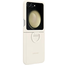 Заредете изображение във визуализатора на галерията – Original Case for Samsung Z Flip 5 Galaxy - Silicone Case with Ring (ef-pf731tuegww) ACREAM
