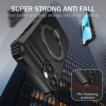 Заредете изображение във визуализатора на галерията – Tel Protect Armor Magsafe Metal Ring Case for Iphone 13 black
