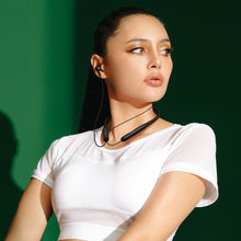 Заредете изображение във визуализатора на галерията – Baseus Bowie P1 Half In-ear Neckband Wireless Earphones Black - TopMag
