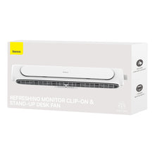 Заредете изображение във визуализатора на галерията – Baseus Refreshing Monitor Clip-On &amp; Stand-Up Desk Fan White - TopMag

