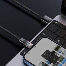 Заредете изображение във визуализатора на галерията – Baseus Explorer Series cable USB - Lightning 2.4A cable 1 m black (CATS000401) - TopMag
