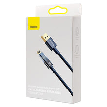 Заредете изображение във визуализатора на галерията – Baseus Explorer Series cable USB - Lightning 2.4A cable 1 m blue (CATS000403) - TopMag
