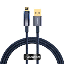 Заредете изображение във визуализатора на галерията – Baseus Explorer Series cable USB - Lightning 2.4A cable 1 m blue (CATS000403) - TopMag
