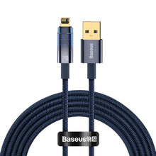 Заредете изображение във визуализатора на галерията – Baseus Explorer Series cable USB - Lightning 2.4A 2m blue (CATS000503) - TopMag

