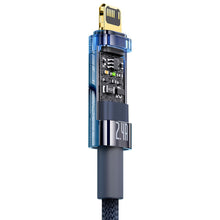 Заредете изображение във визуализатора на галерията – Baseus Explorer Series cable USB - Lightning 2.4A 2m blue (CATS000503) - TopMag
