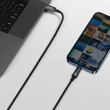 Заредете изображение във визуализатора на галерията – Baseus Explorer Series USB Type C - Lightning cable 20W 1m black (CATS000001) - TopMag
