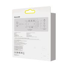 Заредете изображение във визуализатора на галерията – Baseus Lite Series HUB adapter USB-A to 4xUSB-A 3.0 5Gb / s black (WKQX030101) - TopMag
