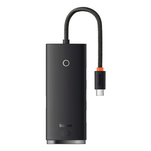 Baseus Lite Series HUB USB Type C adapter - 4x USB 3.0 25cm black (WKQX030301) - TopMag