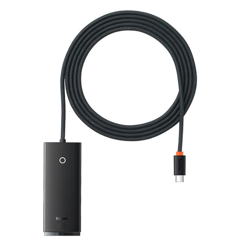 Baseus Lite Series HUB USB Type C adapter - 4x USB 3.0 2m black (WKQX030501) - TopMag