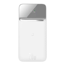 Заредете изображение във визуализатора на галерията – Baseus Magnetic powerbank 10000mAh 20W 2022 Edition + USB - USB Type C cable white (PPCX010102) - TopMag
