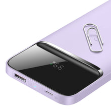 Заредете изображение във визуализатора на галерията – Baseus Magnetic powerbank 10000mAh 20W 2022 Edition + USB - USB Type C cable purple (PPCX010105) - TopMag
