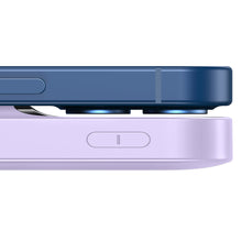 Заредете изображение във визуализатора на галерията – Baseus Magnetic powerbank 10000mAh 20W 2022 Edition + USB - USB Type C cable purple (PPCX010105) - TopMag
