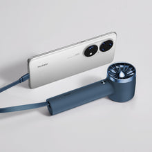 Заредете изображение във визуализатора на галерията – Baseus mini fan fan powerbank with built-in USB Type C cable 4000mAh blue (ACFX010103) - TopMag
