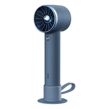 Заредете изображение във визуализатора на галерията – Baseus mini fan fan powerbank with built-in USB Type C cable 4000mAh blue (ACFX010103) - TopMag
