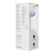 Заредете изображение във визуализатора на галерията – Baseus mini fan fan power bank with built-in USB Type C cable 4000mAh purple (ACFX010105) - TopMag
