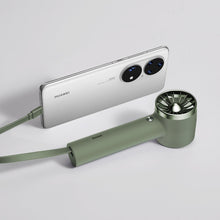 Заредете изображение във визуализатора на галерията – Baseus mini fan fan powerbank with built-in USB Type C cable 4000mAh green (ACFX010106) - TopMag
