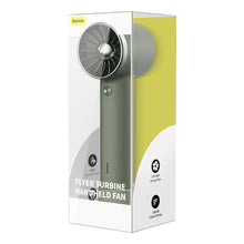 Заредете изображение във визуализатора на галерията – Baseus mini fan fan powerbank with built-in USB Type C cable 4000mAh green (ACFX010106) - TopMag
