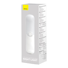 Заредете изображение във визуализатора на галерията – Baseus Crescent Moon wardrobe lamp with PIR motion detector 800 mAh white (DGDG000102) - TopMag
