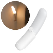 Заредете изображение във визуализатора на галерията – Baseus Crescent Moon wardrobe lamp with PIR motion detector 800 mAh white (DGDG000102) - TopMag
