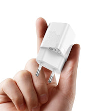 Заредете изображение във визуализатора на галерията – Baseus GaN3 Fast Wall Charger 30W white (CCGN010102) - TopMag
