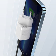 Заредете изображение във визуализатора на галерията – Baseus GaN3 Fast Wall Charger 30W white (CCGN010102) - TopMag
