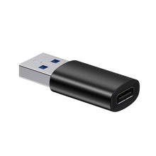 Заредете изображение във визуализатора на галерията – Baseus Ingenuity Series Mini USB 3.1 OTG to USB Type C adapter black (ZJJQ000101) - TopMag
