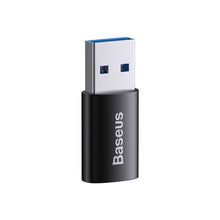 Заредете изображение във визуализатора на галерията – Baseus Ingenuity Series Mini USB 3.1 OTG to USB Type C adapter black (ZJJQ000101) - TopMag
