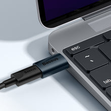 Заредете изображение във визуализатора на галерията – Baseus Ingenuity Series Mini USB 3.1 OTG to USB Type C adapter blue (ZJJQ000103) - TopMag
