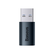 Заредете изображение във визуализатора на галерията – Baseus Ingenuity Series Mini USB 3.1 OTG to USB Type C adapter blue (ZJJQ000103) - TopMag
