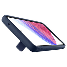 Заредете изображение във визуализатора на галерията – Samsung Protective Standing Cover armored cover case with double base for Samsung Galaxy A53 dark blue (EF-RA536CNEGWW) - TopMag
