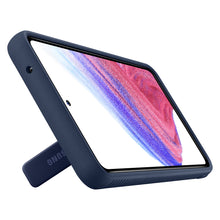 Заредете изображение във визуализатора на галерията – Samsung Protective Standing Cover armored cover case with double base for Samsung Galaxy A53 dark blue (EF-RA536CNEGWW) - TopMag
