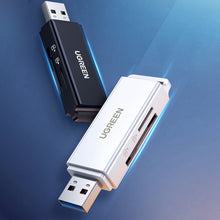 Заредете изображение във визуализатора на галерията – Ugreen portable TF / SD card reader for USB 3.0 black (CM104) - TopMag
