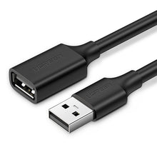 Заредете изображение във визуализатора на галерията – Ugreen extension USB 2.0 adapter 5m black (US103) - TopMag
