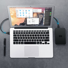 Заредете изображение във визуализатора на галерията – Ugreen 5 pin gold-plated USB cable - mini USB 0.25m black (US132) - TopMag
