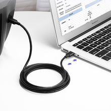 Заредете изображение във визуализатора на галерията – Ugreen USB Type B printer cable (male) - USB 2.0 (male) 480 Mbps 1 m black (US135 20846) - TopMag
