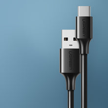 Заредете изображение във визуализатора на галерията – Ugreen cable USB cable - USB Type C Quick Charge 3.0 3A 0.25m black (US287 60114) - TopMag
