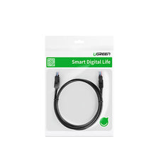 Заредете изображение във визуализатора на галерията – Ugreen flat LAN Ethernet Cat. 6 12m black (NW102) - TopMag
