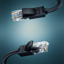 Заредете изображение във визуализатора на галерията – Ugreen flat LAN Ethernet Cat. 6 12m black (NW102) - TopMag
