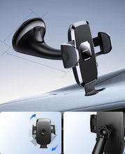 Заредете изображение във визуализатора на галерията – Joyroom Car Mechanical Phone Holder for Cockpit Dashboard Black (JR-ZS259)
