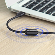 Заредете изображение във визуализатора на галерията – Ugreen 5 pin gold-plated USB cable - mini USB 0.5m black (US132) - TopMag
