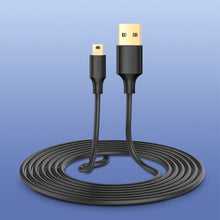 Заредете изображение във визуализатора на галерията – Ugreen 5 pin gold-plated USB cable - mini USB 0.5m black (US132) - TopMag
