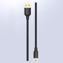 Заредете изображение във визуализатора на галерията – Ugreen 5 pin gold-plated USB cable - mini USB 0.5m black (US132) - TopMag
