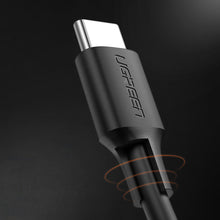 Заредете изображение във визуализатора на галерията – Ugreen USB Type C charging and data cable 3A 1m black (US286) - TopMag
