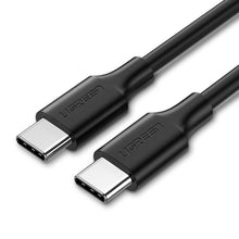 Заредете изображение във визуализатора на галерията – Ugreen USB Type C charging and data cable 3A 1m black (US286) - TopMag
